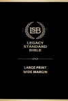 LSB Legacy Standard, Large Print Wide Margin, Faux Leather Reddish-Brown